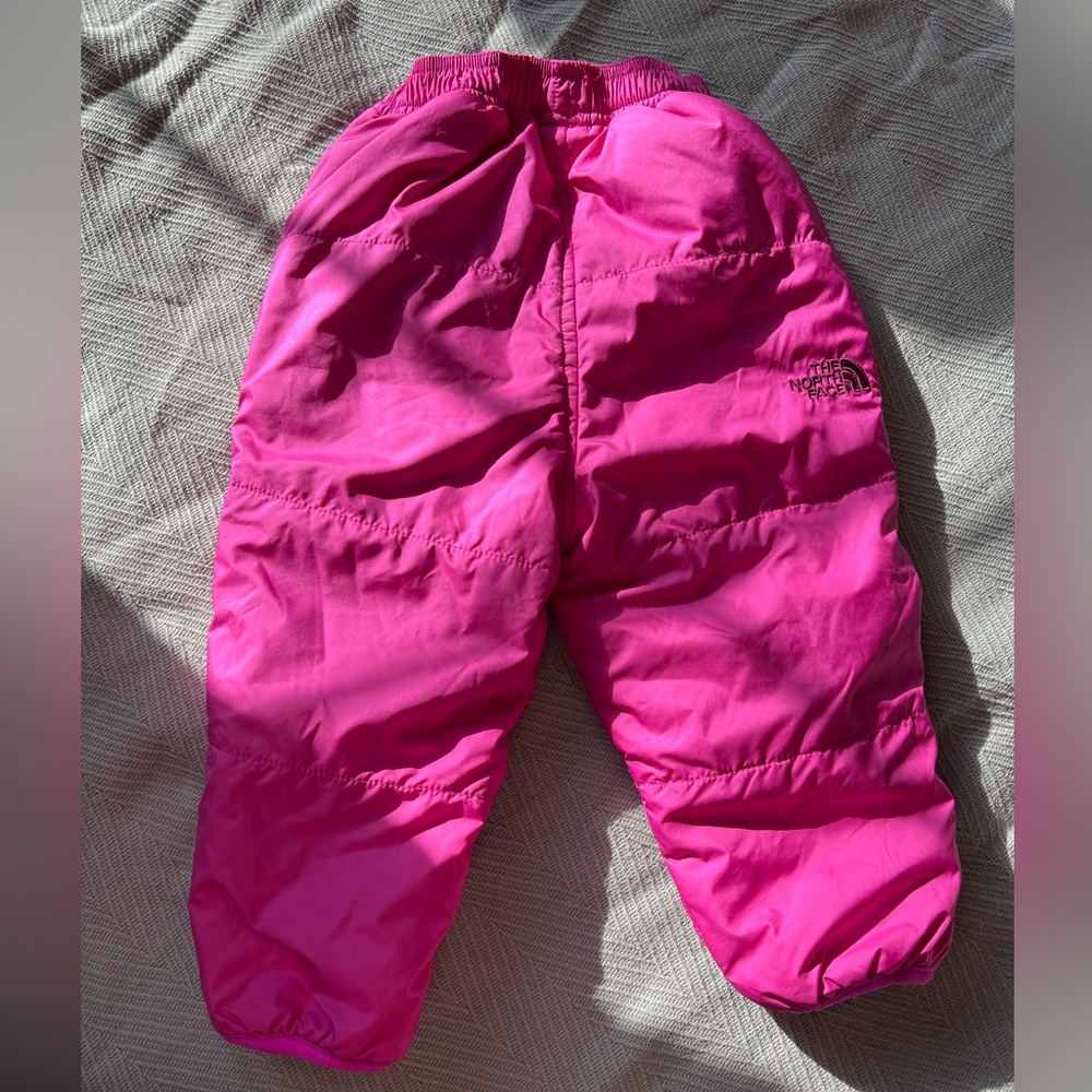 The North Face toddler girls snow pant.
